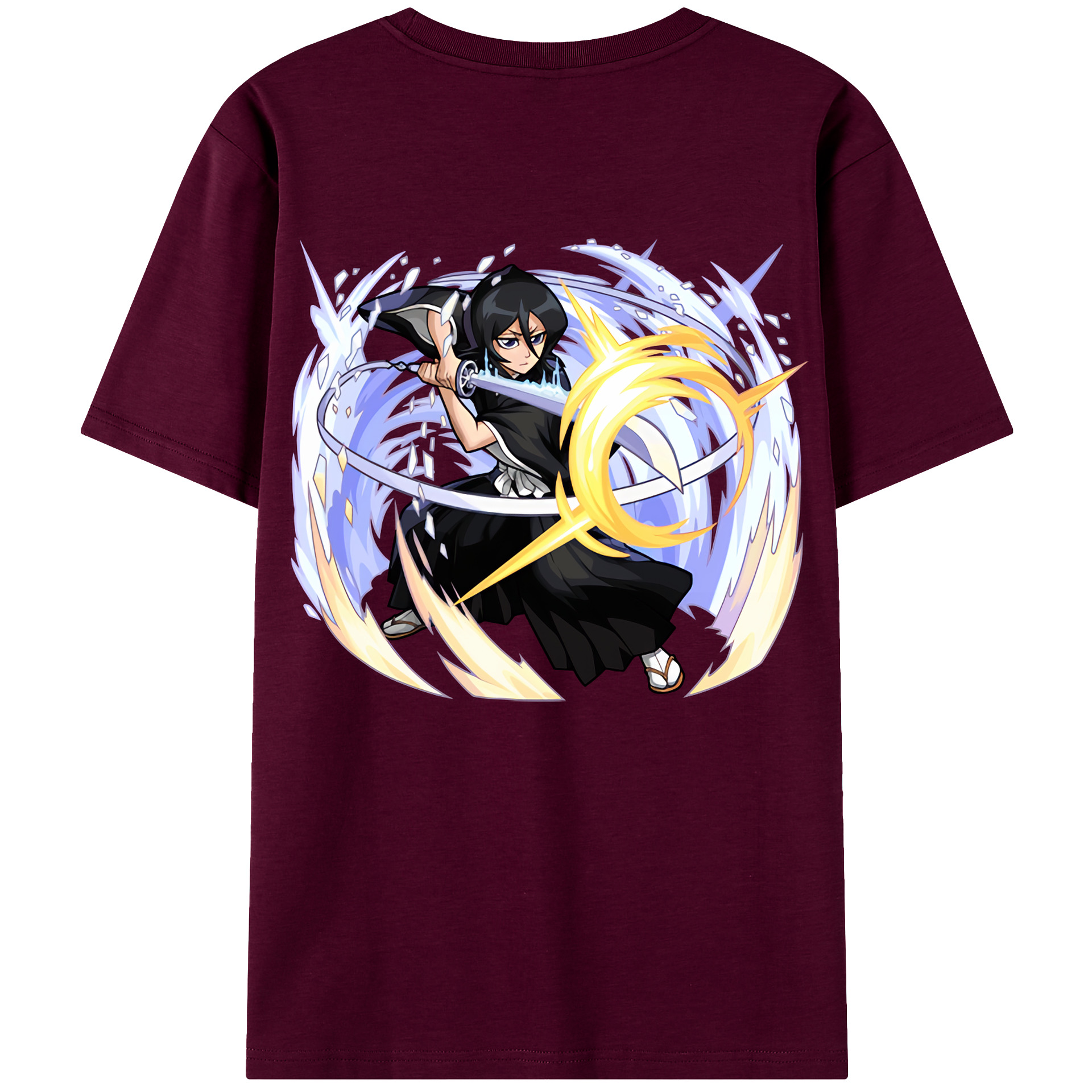 （画像用） ブリーチ 朽木ルキア BLEACH Kuchiki Rukia レディース半袖Tシャツ(バックプリント)